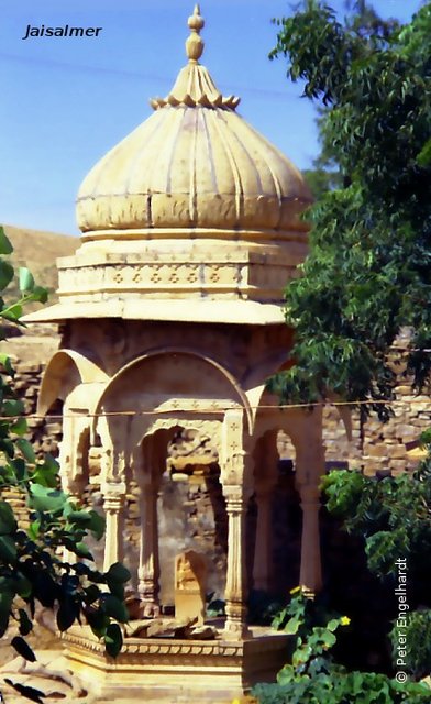 Ein kleines Heiligtum der Inder in Jaisalmer.